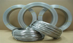 Galvanized strand of 2 and 3 wires