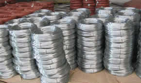 Galvanized wire for staples: Diameters 1-1’2-1’3 mm