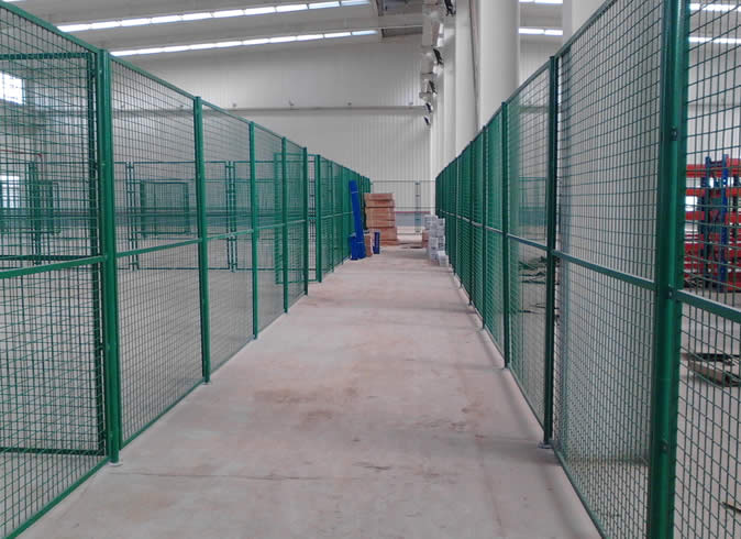 Welded Wire Mesh Fence As Fencing for Workshop